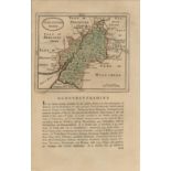 Gloucestershire 1783 F Grose Copper Plate Coloured County Map.