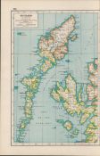 Scotland Isle of Skye-Lewis- Uist Antique Victorian Map-92.