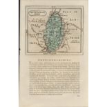Nottinghamshire 1783 F Grose Copper Plate Coloured County Map.