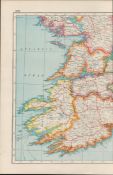 Ireland Cork Kerry Limerick Clare Galway Antique Map-100.