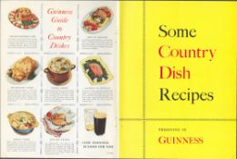Double Sided 1961 Guinness Advertisement Print 'Country Dishes'