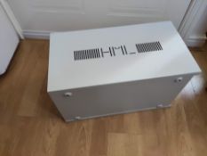 HML HML02P Grey Extruded Aluminium Box With 2 Keys