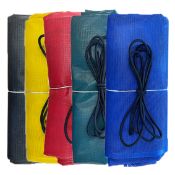 Pack of 5 x Heavy Duty Lorry Tipper Net Cover PVC Mesh With Eyelets & Bungee Cord 4m x 7m