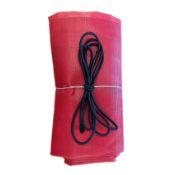Heavy Duty Lorry Tipper Net Cover PVC Mesh High Strength With Eyelets & Bungee Cord 4m x 3m Red