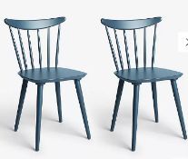 John Lewis ANYDAY Spindle Dining Chair, Set of 2, FSC-Certified (Beech Wood)