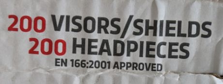 200 Brand New Face Shield Head Visors