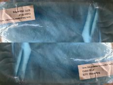 100 x Disposable Gowns Blue (Non-medical)