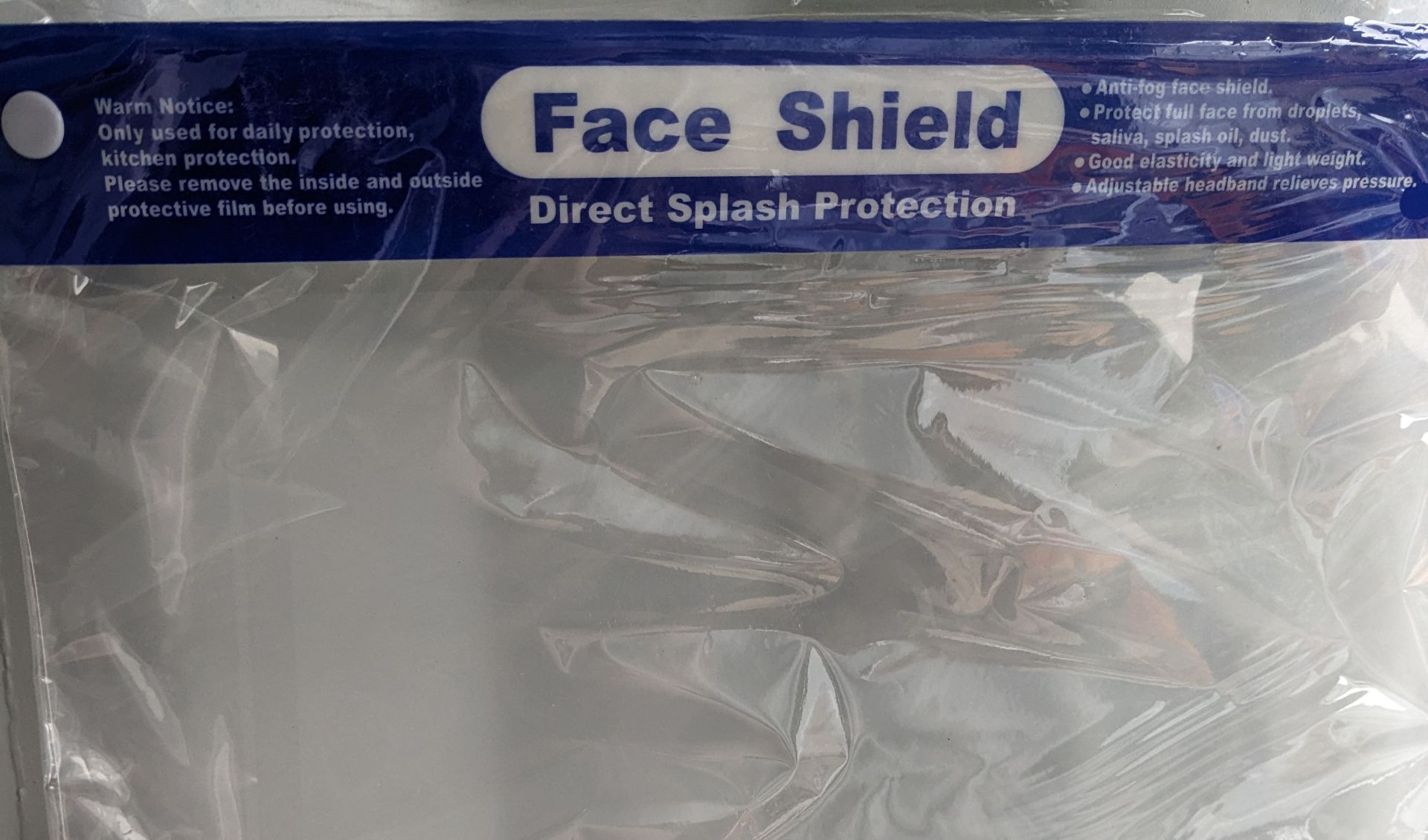 200 Brand New Face Shield Head Visors - Image 2 of 2