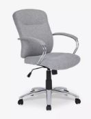 John Lewis ANYDAY Warner Fabric Office Chair, Grey Stock Number 816363