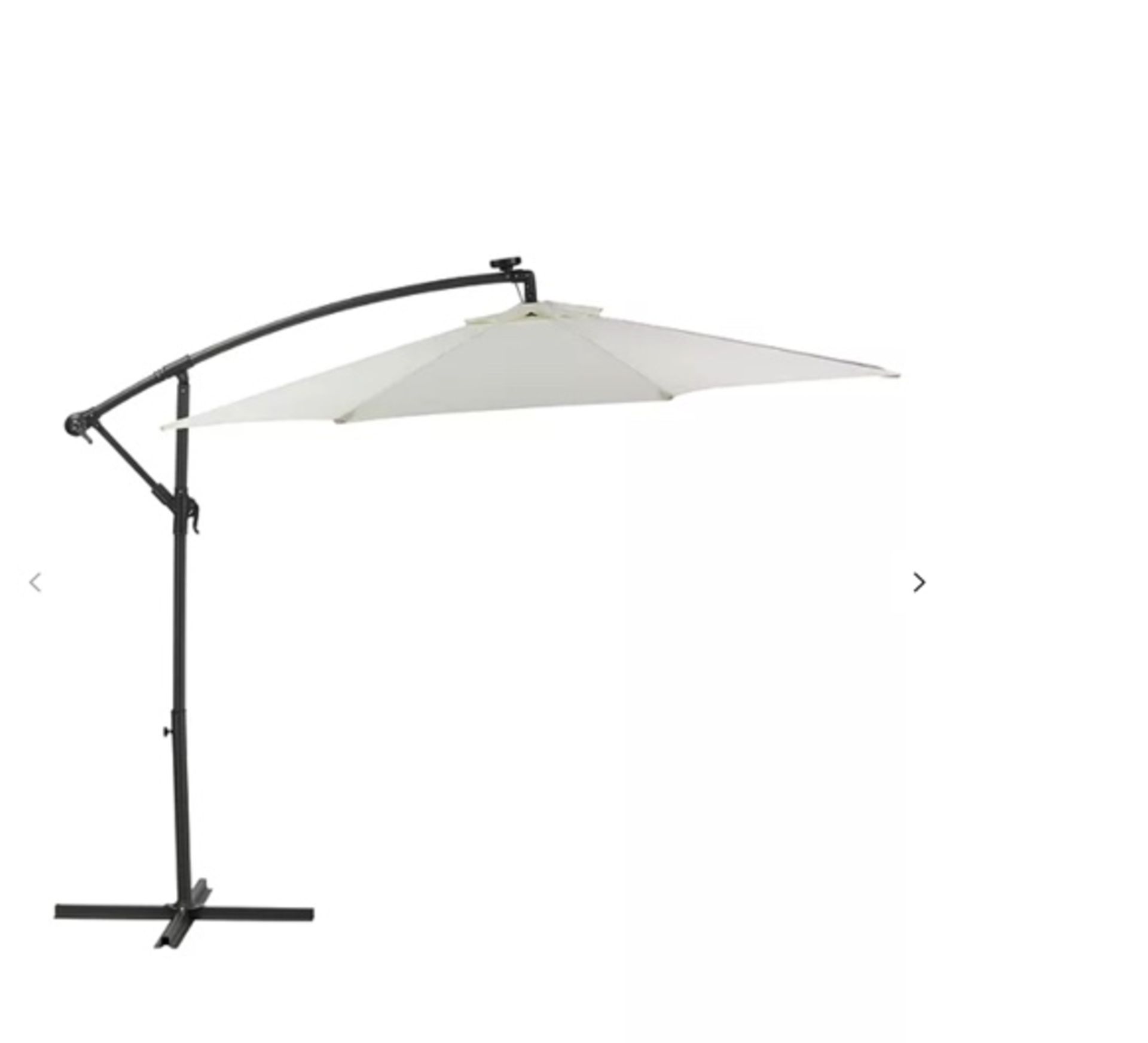 John Lewis & Partners 3m Freestanding Parasol Grey RRP £399