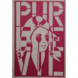 PURE EVIL (English 1968) Evil Sharon Tate from the 2013 open Edition in Blood Red (quite rare)
