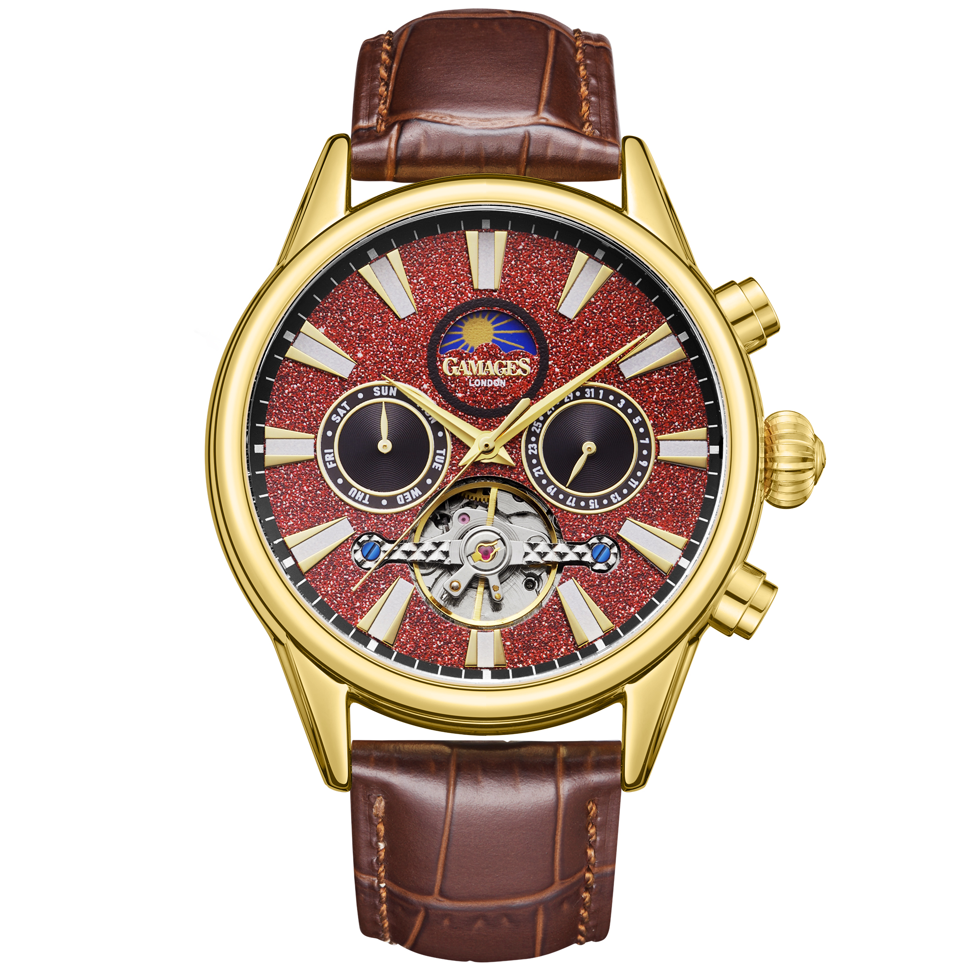 Gamages of London Hand Assembled Telescope Automatic Gold Cherry- 5 Year Warranty and Free Delive... - Image 3 of 5