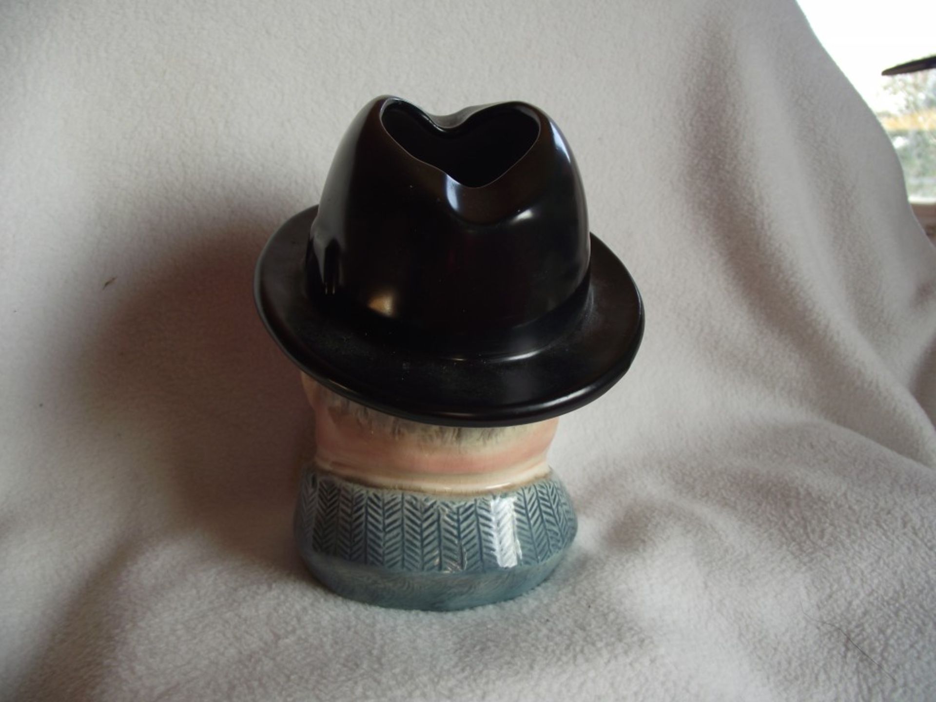 Winston Churchill Tobacco Jar/Hat Ashtray -T Lawrence Falcon Ware England 1950's - Image 3 of 17