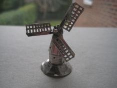 Vintage Dutch Silver Windmill