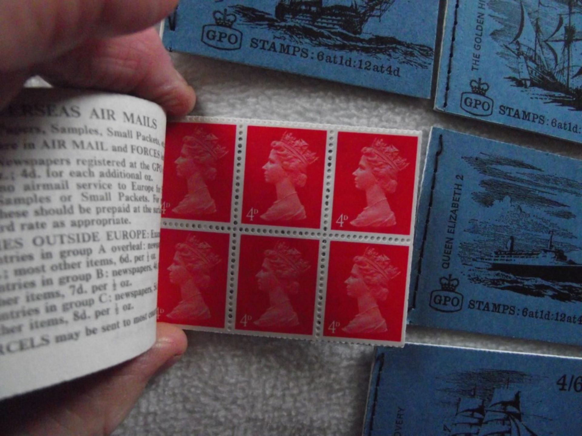 21 X Vintage Books of Unused British Postage Stamps - 19 X Pre 1970 & 2 X Decimal. - Image 6 of 13