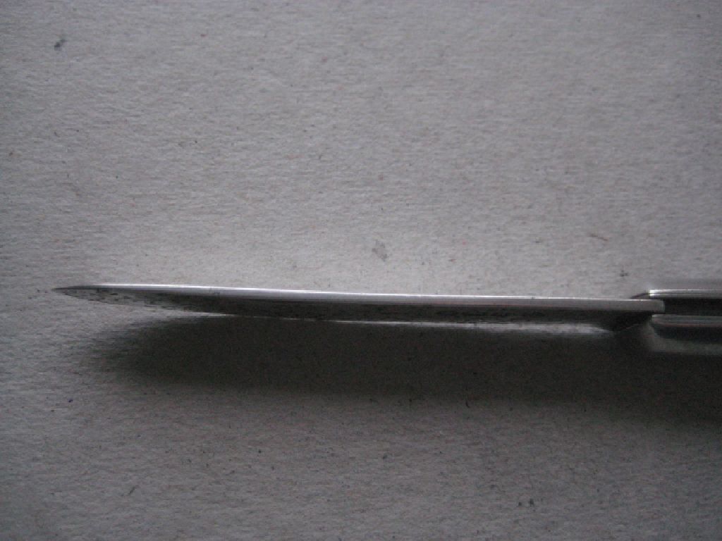 Victorian All Silver Folding Fruit Knife - Image 8 of 10