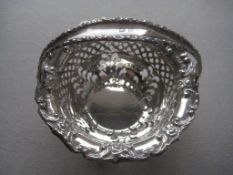 Antique Silver Sweetmeat Basket, Birmingham 1910