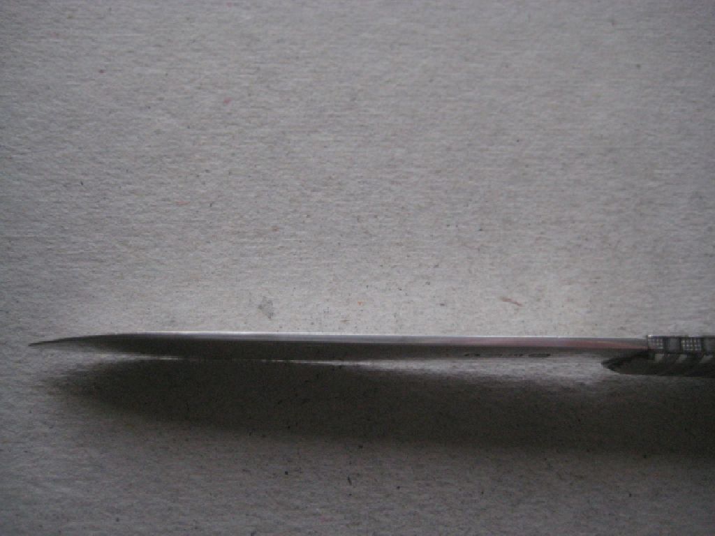 George IV Mother of Pearl Hafted Silver Bladed Folding Fruit Knife - Image 7 of 9