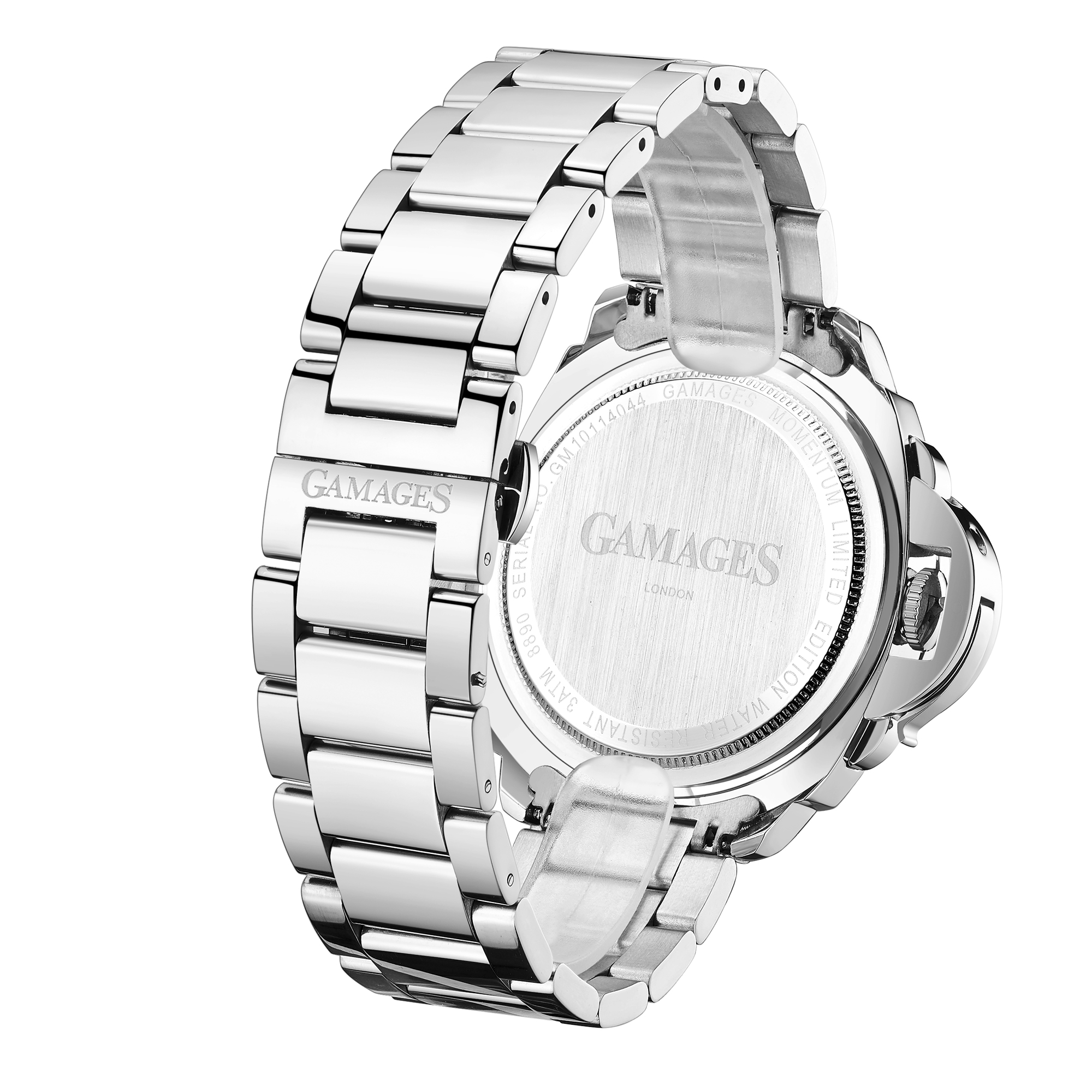Gamages of London Hand Assembled Momentum Automatic Steel - 5 Year Warranty & Free Delivery - Image 5 of 5