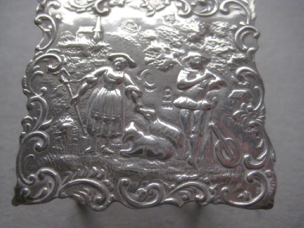 Antique Dutch Silver Miniature Table - Image 6 of 14