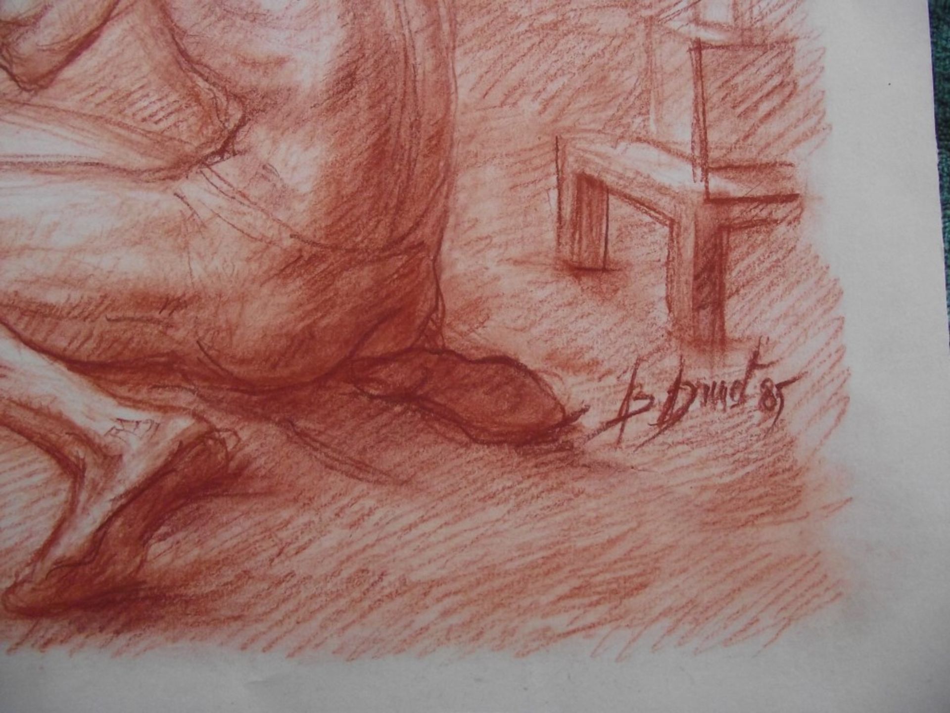 3 x Original Bernard Druet (1935-2012) - Drawings on Paper - Signed - 1975/1976/1985 - Image 5 of 23