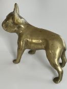 Brass French Bulldog