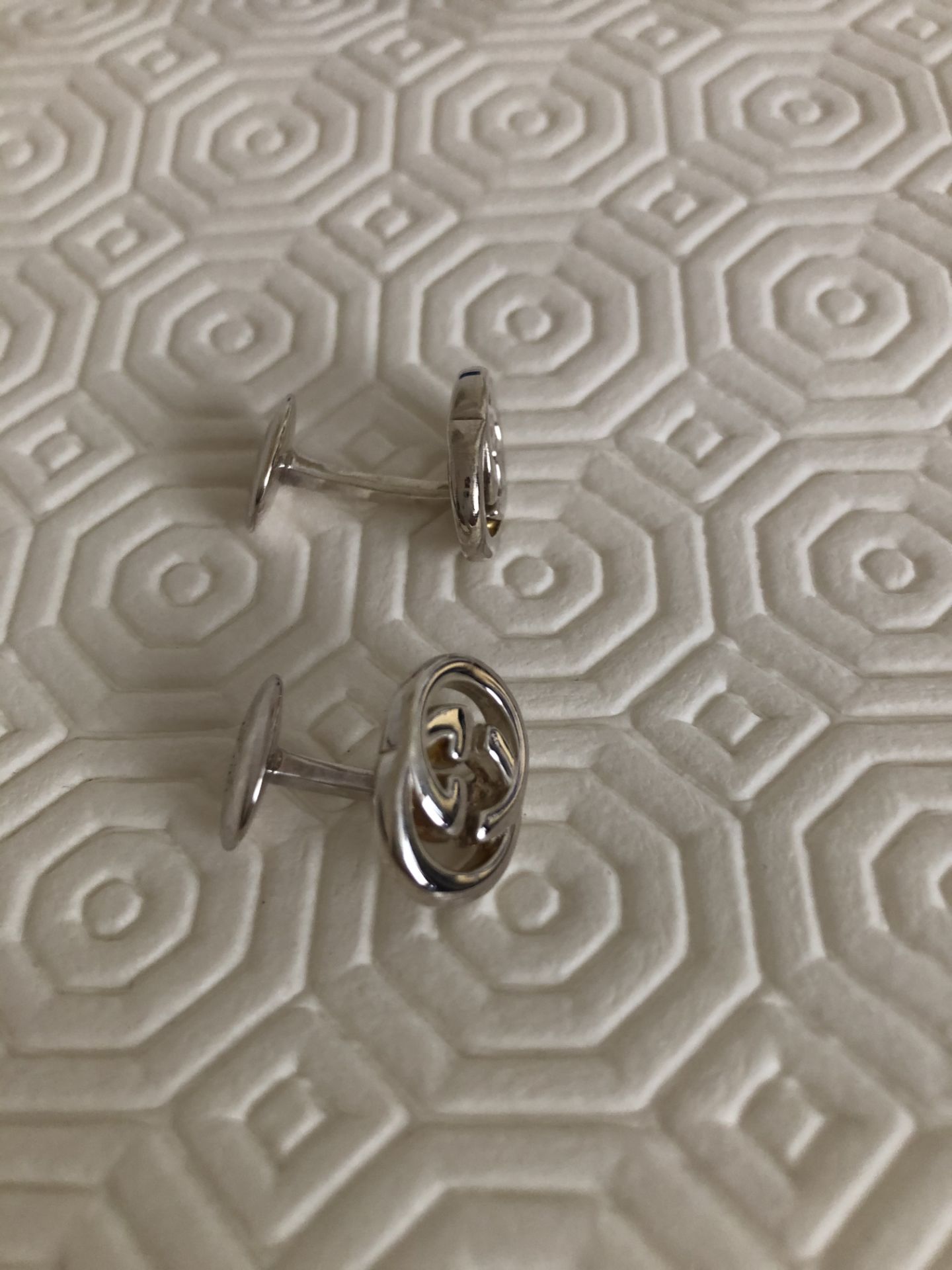 Gucci Silver Cuff Links