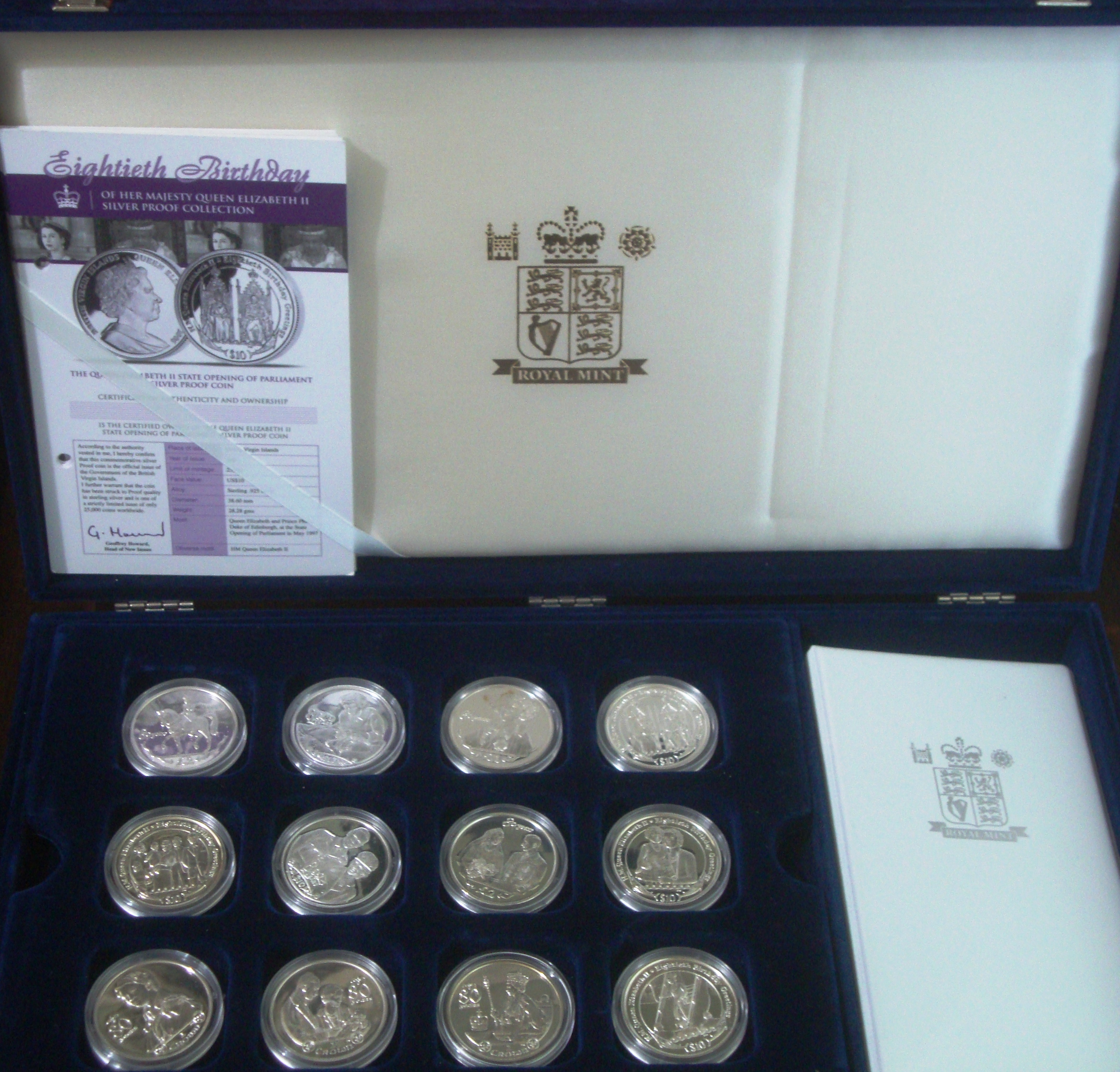 Double Royal Collection of Silver Coins - Image 4 of 5