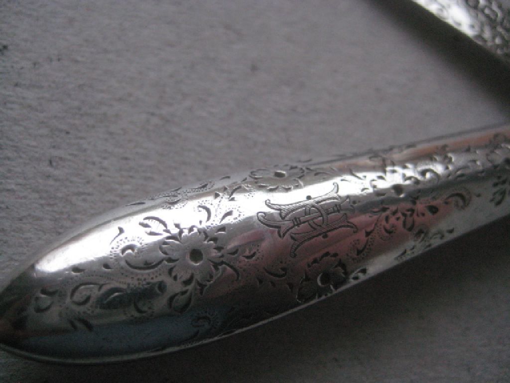 Victorian All Silver Folding Fruit Knife - Image 3 of 10