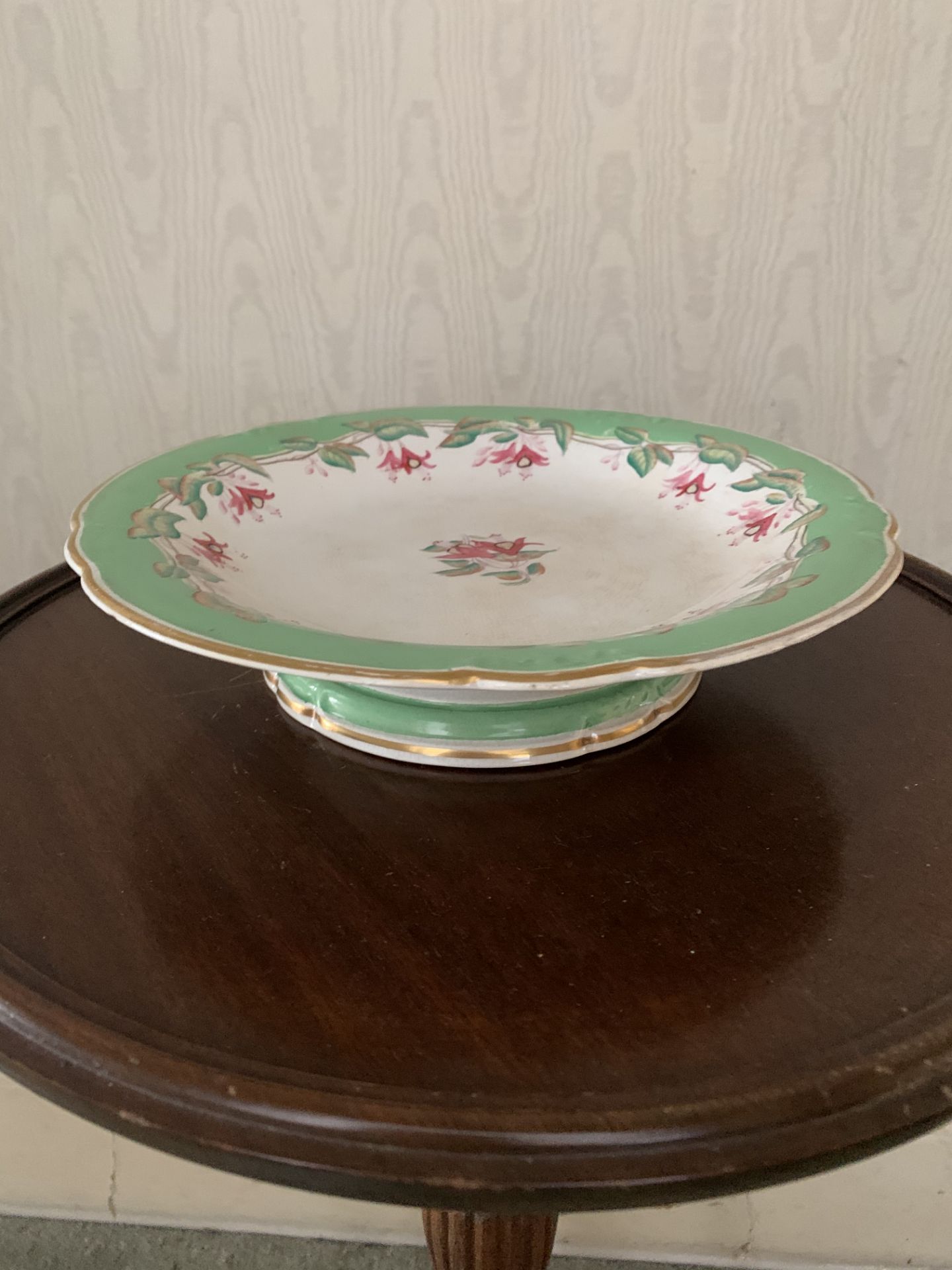 Victorian Hand Painted Dessert Set - Image 4 of 4