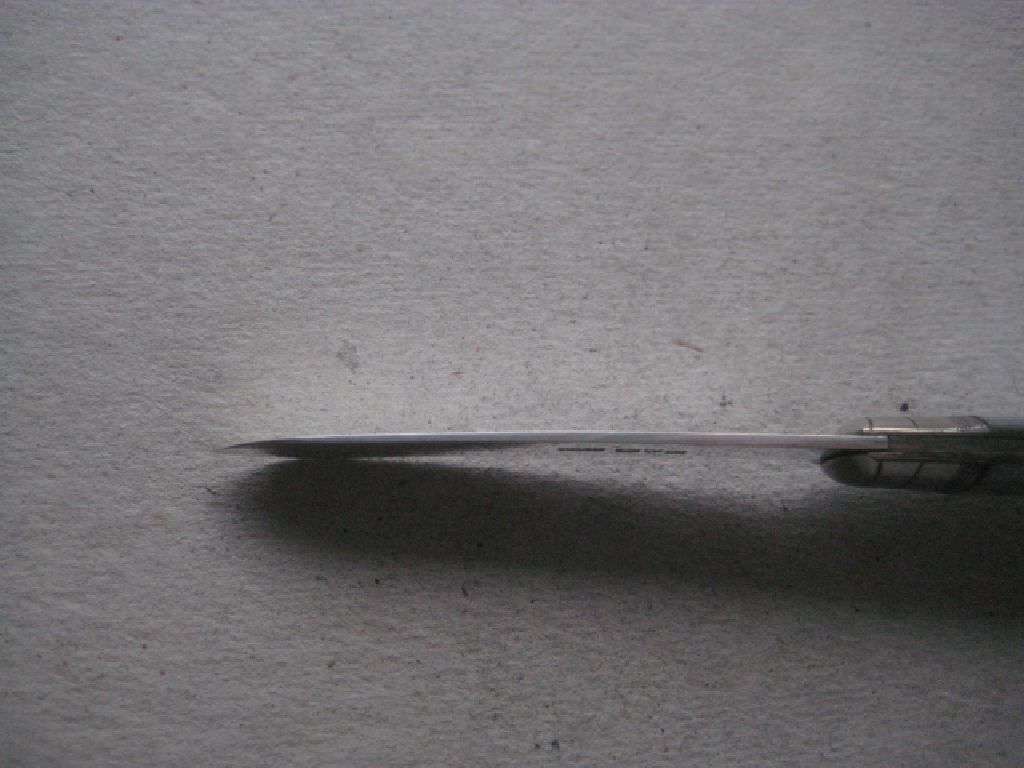 George V Chester Hallmarked Mother of Pearl Hafted Silver Bladed Folding Fruit Knife - Image 7 of 9