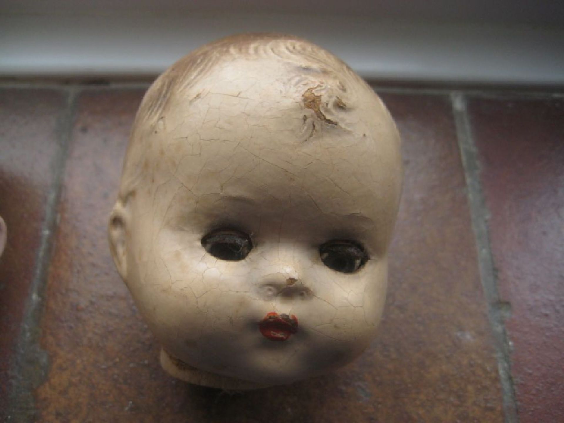 Three Vintage Dolls Heads - Image 2 of 28