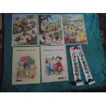 5 X Ladybird & Attwell Posters + 2 Ladybird Growth Charts - 1970's