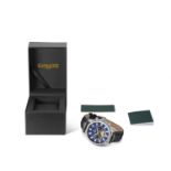 Gamages of London Hand Assembled Telescope Automatic Silver Navy- 5 Year Warranty and Free Delive...