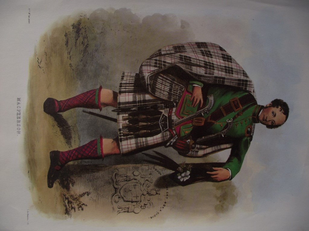 The Clans of The Scottish Highlands - 6 X Hand Coloured Lithographs - No Date - Image 10 of 19