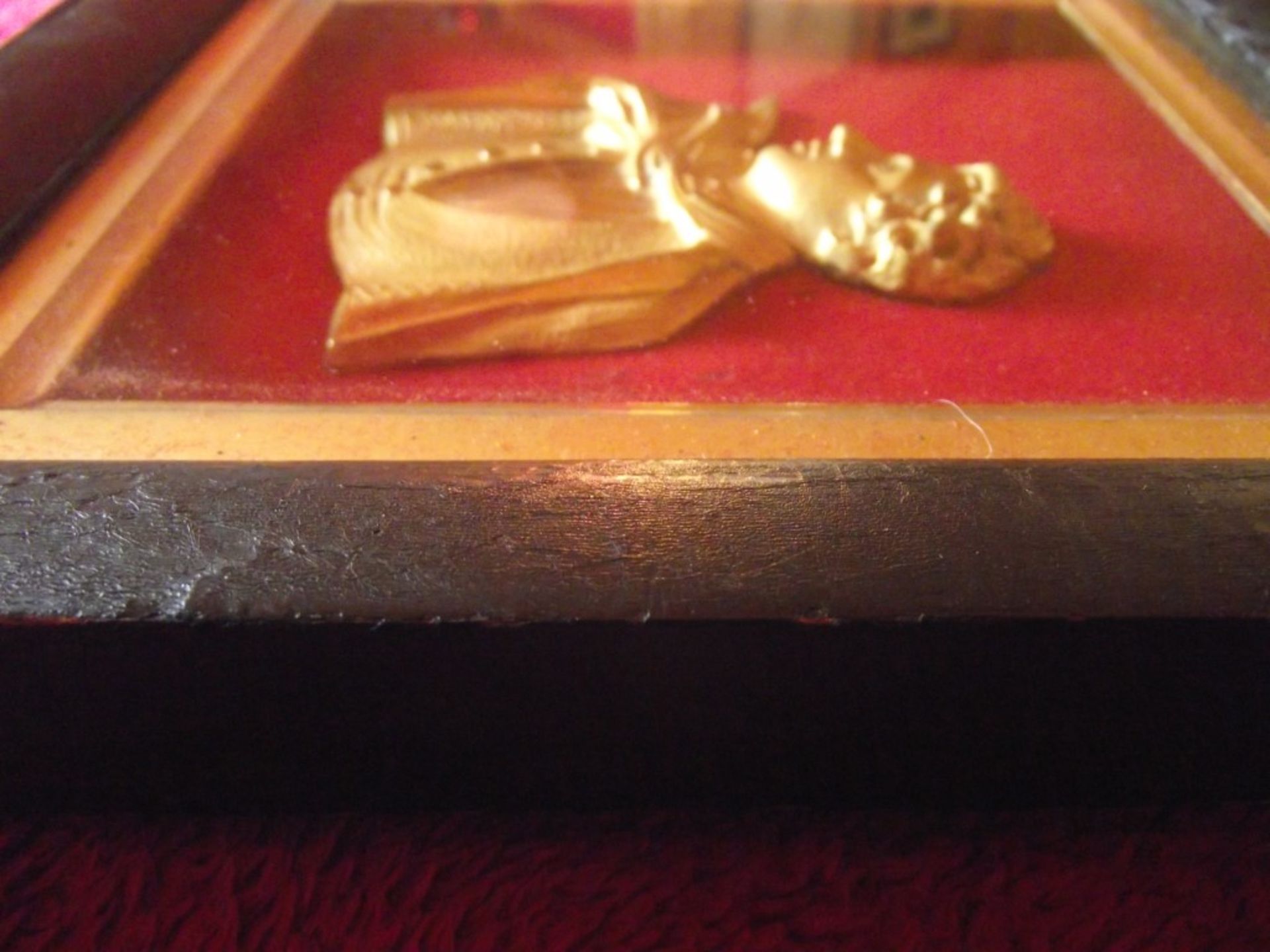 Antique Gilt Bronze Relief Plaque of Lord Byron As A Young Sailor - Circa 1870's - Image 7 of 14