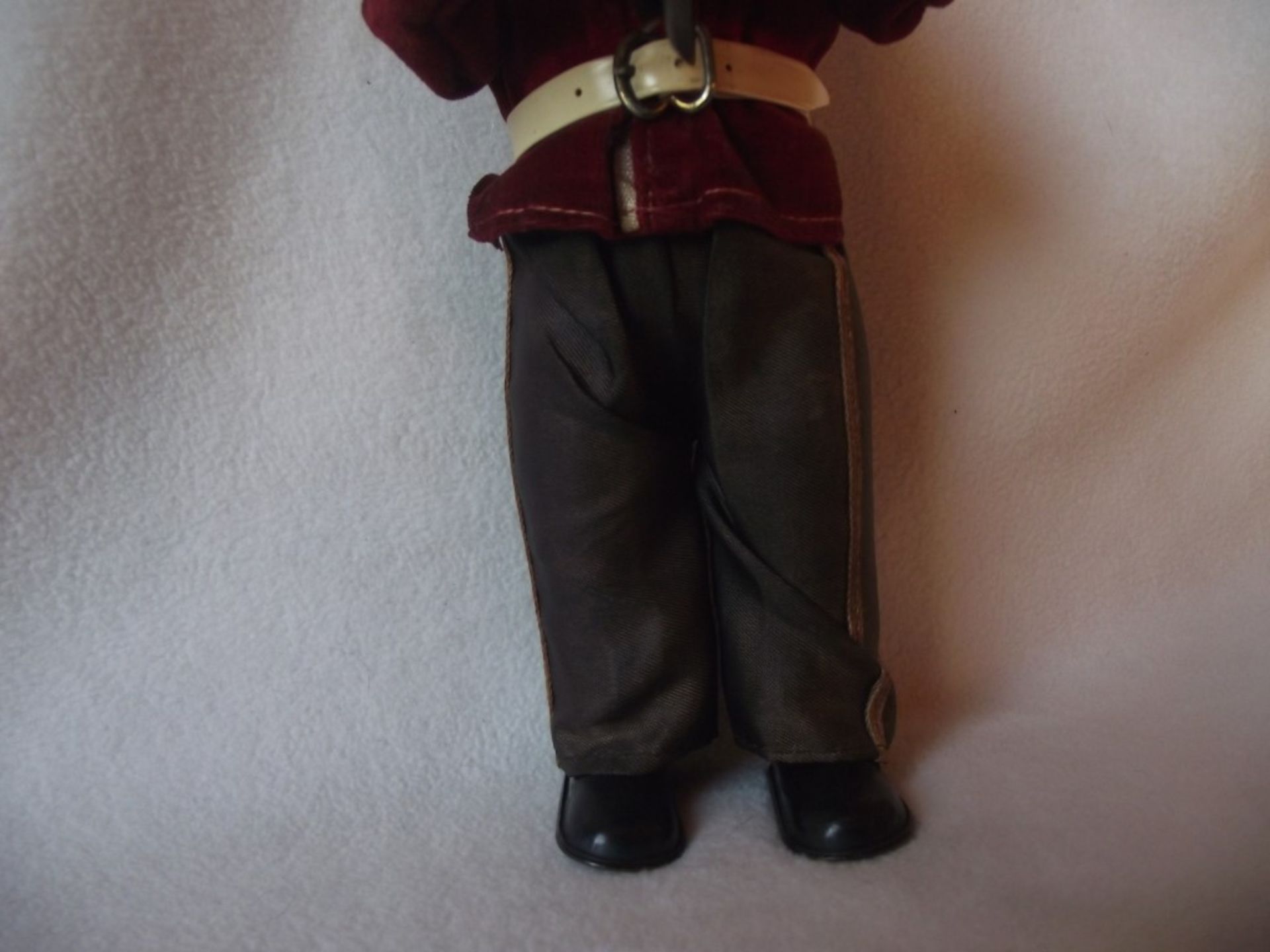 Vintage Clockwork Guardsman Playing Cymbals - Moving Bisque Head -1950's-1960's - Image 15 of 23