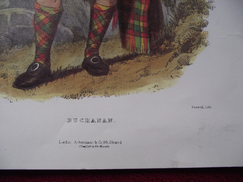 The Clans of The Scottish Highlands - 6 X Hand Coloured Lithographs - No Date - Image 5 of 19