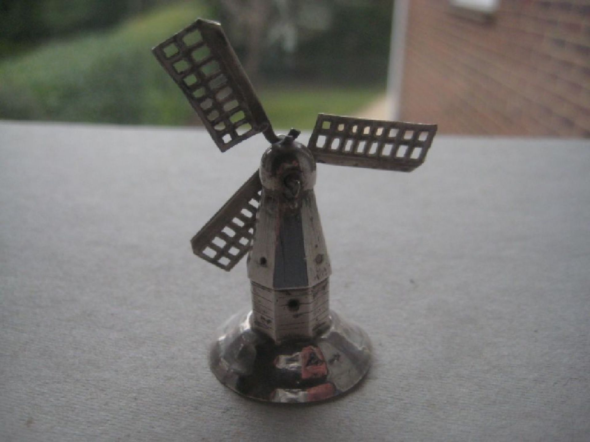 Vintage Dutch Silver Windmill - Image 2 of 6