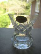 Vintage Royal Brierley Glass Vase