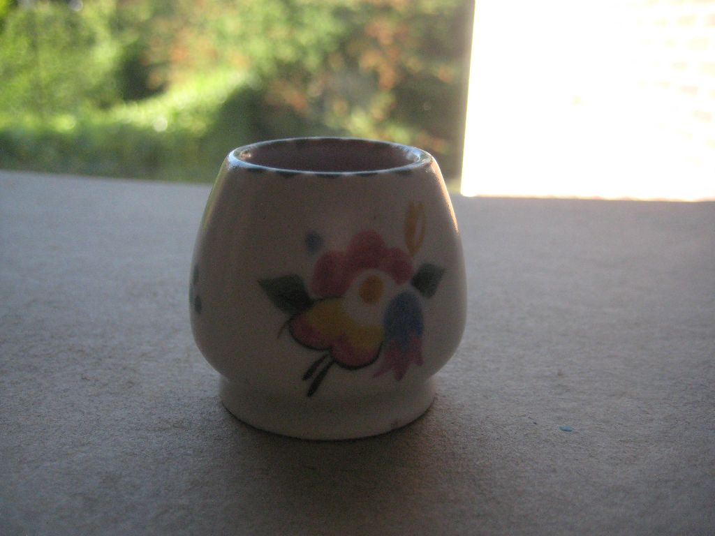Vintage Small Poole Pottery Jam Pot