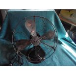 Vintage Gec Electric Desk Fan - 10" 2 Speed - Working Condition - The Fan Direction Can Be Manual...