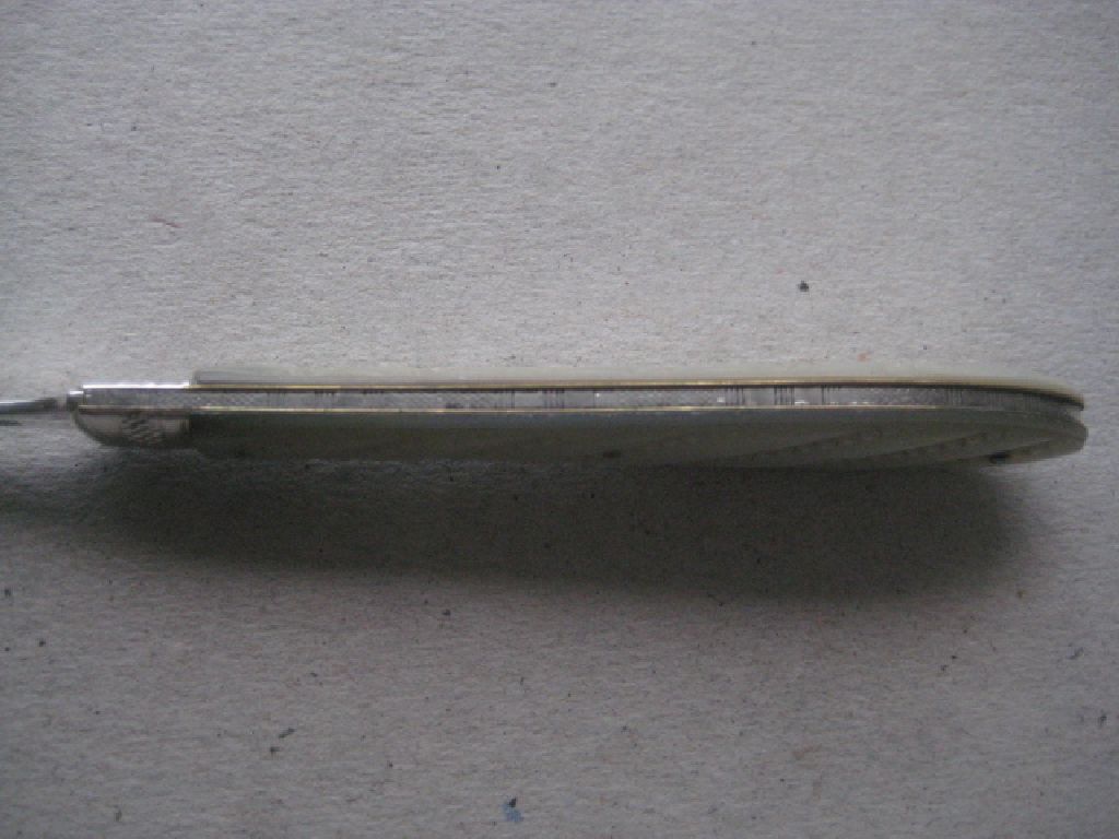 Victorian Mother of Pearl Hafted Silver Bladed Folding Fruit Knife and Fork, Cased - Image 22 of 25