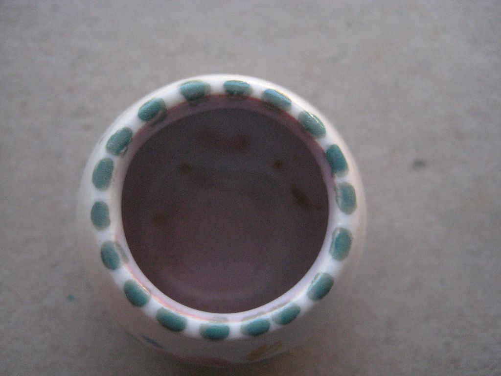 Vintage Small Poole Pottery Jam Pot - Image 3 of 5