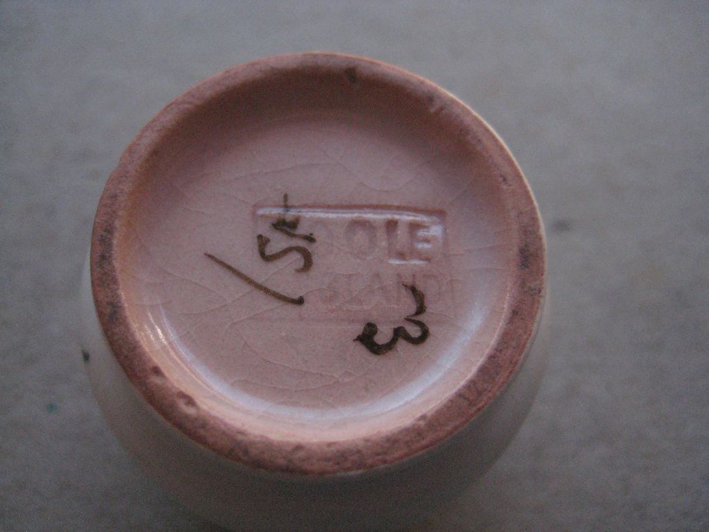 Vintage Small Poole Pottery Jam Pot - Image 5 of 5