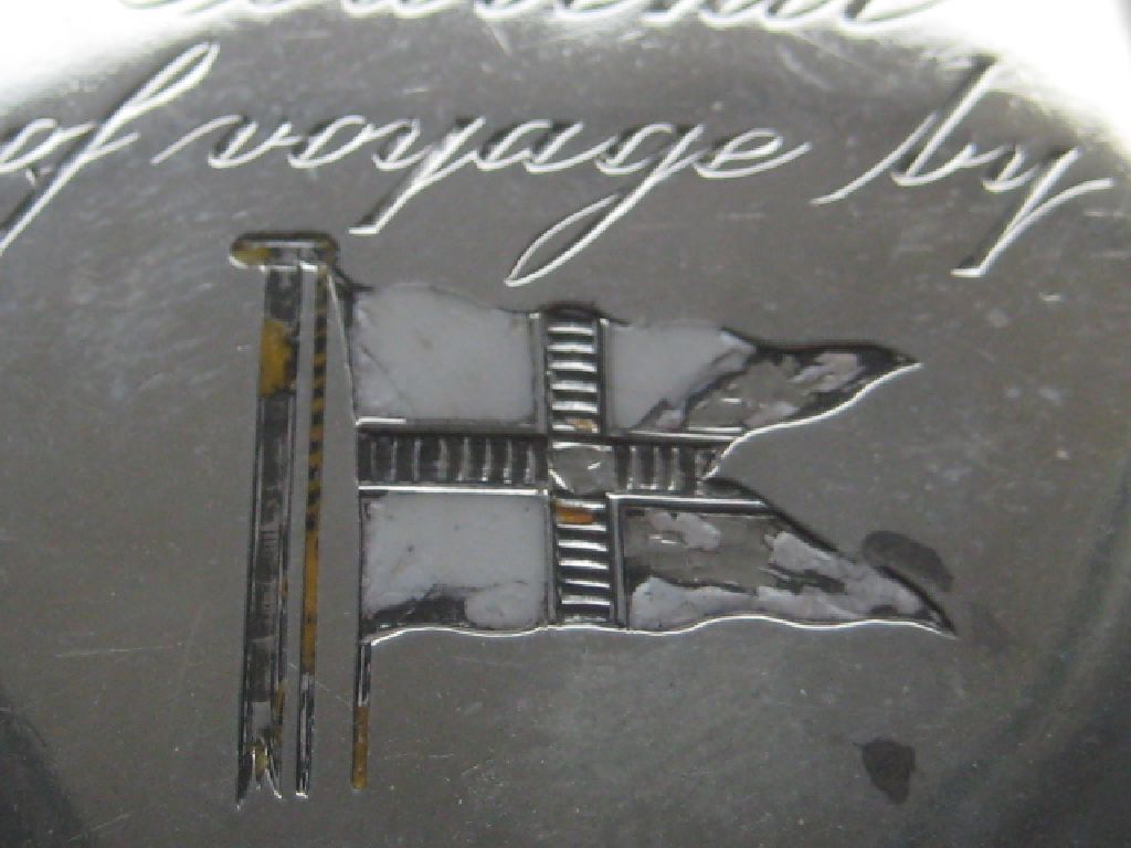 Edwardian Elder Dempster's R.M.J. Nigeria Engraved Silver Cigarette Case - Image 8 of 9