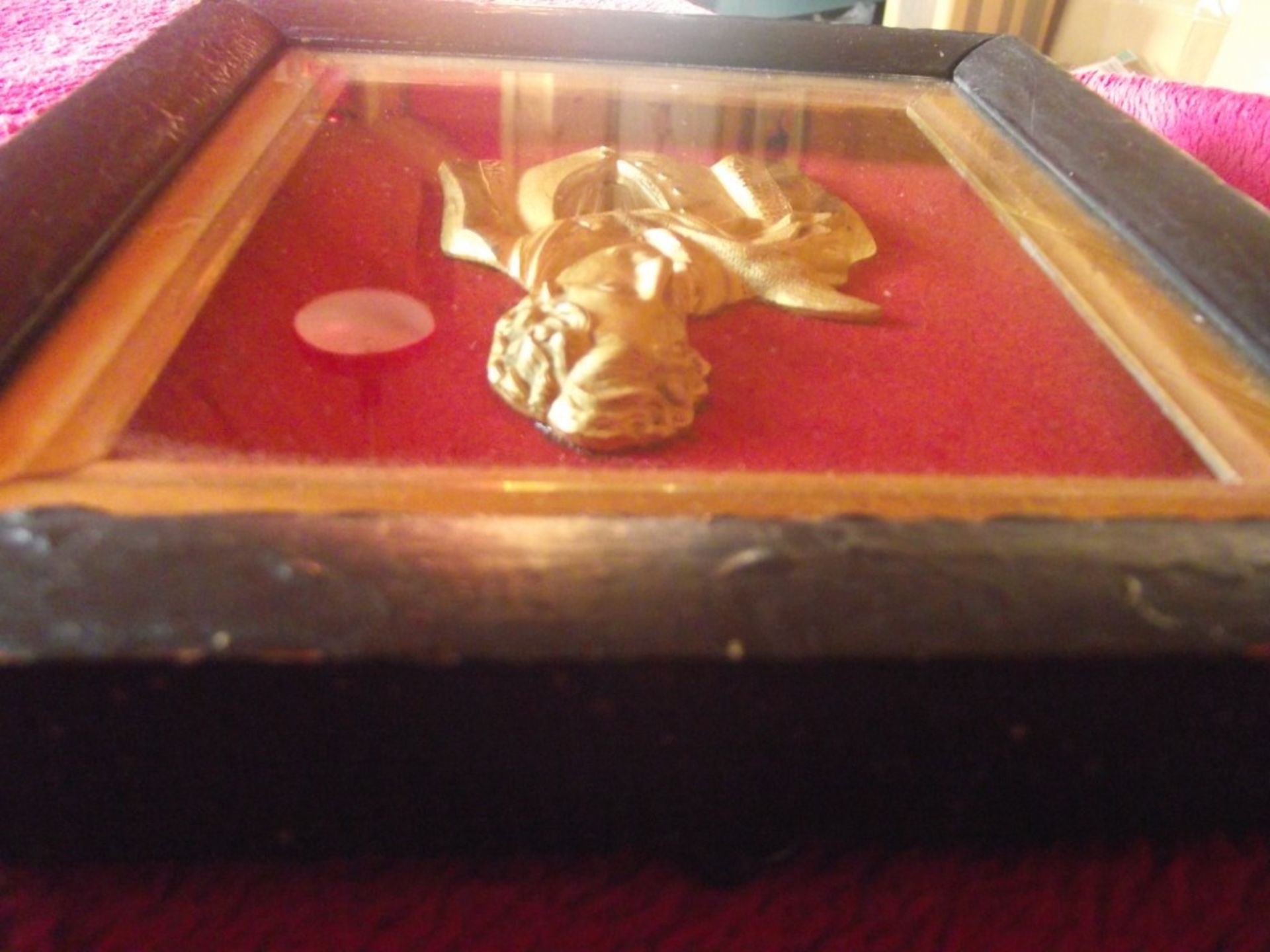 Antique Gilt Bronze Relief Plaque of Lord Byron As A Young Sailor - Circa 1870's - Image 8 of 14