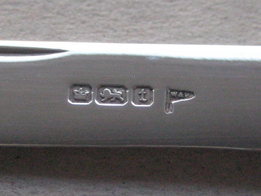 Rare Elder Dempster Engraved All Silver Folding Fruit Knife - Image 5 of 7