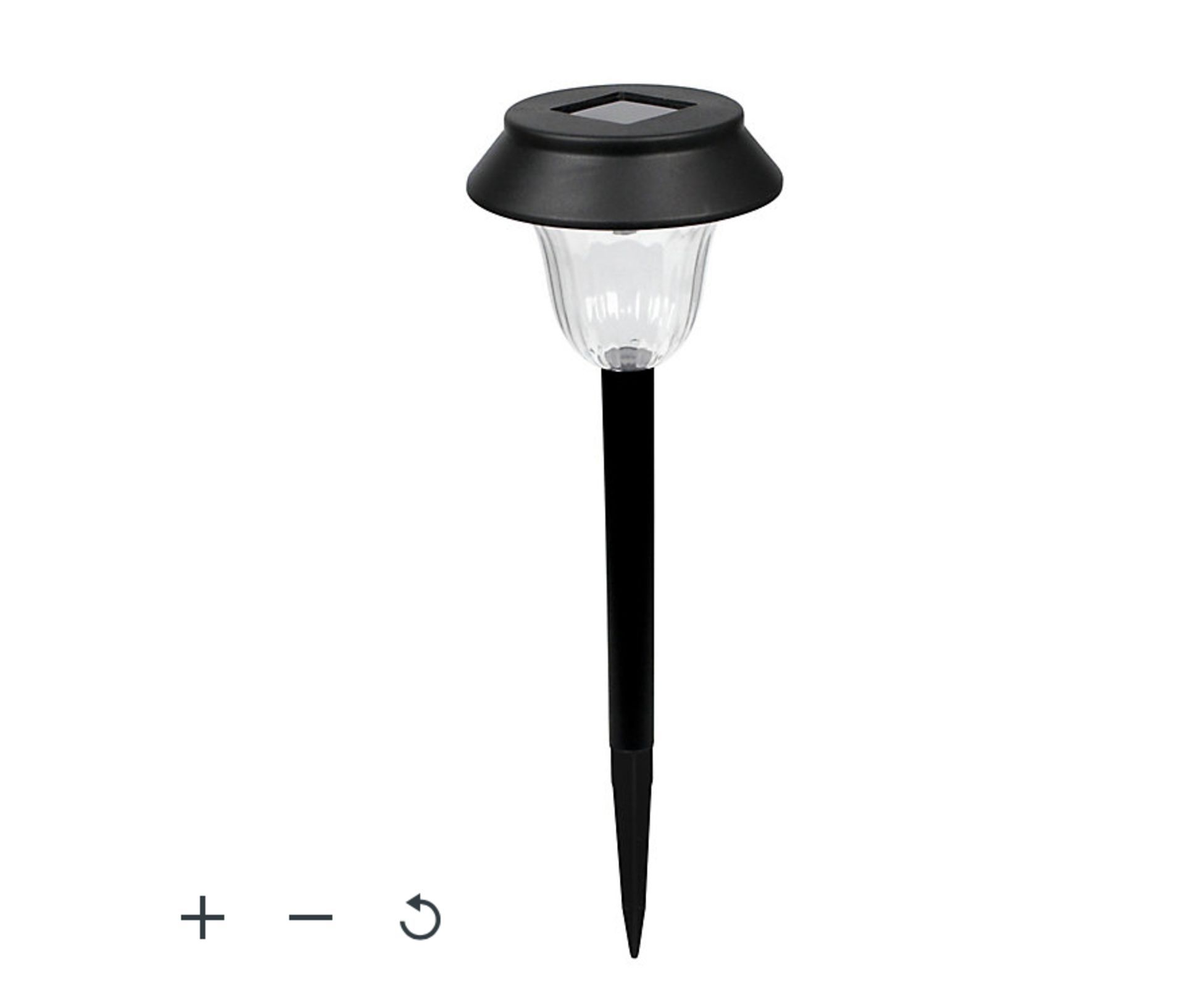 4x New Black Solar-Powered Integrated LED Outdoor Stake Light - Image 3 of 6