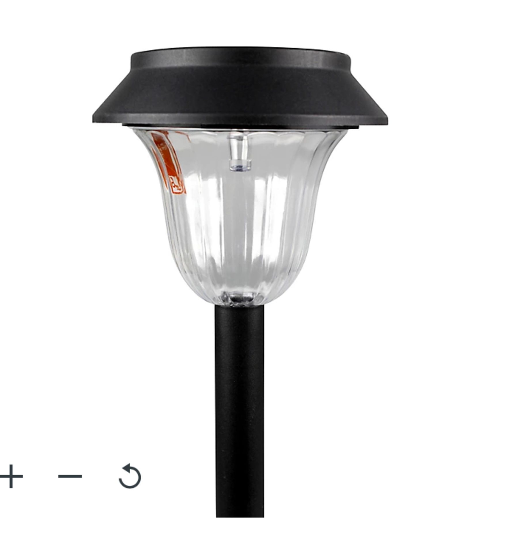 4x New Black Solar-Powered Integrated LED Outdoor Stake Light - Image 2 of 6